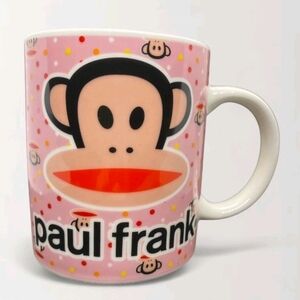 Paul Frank Monkey Pink Polka Dot Classic Mug Ceramic Collection 2025 Brand New‎